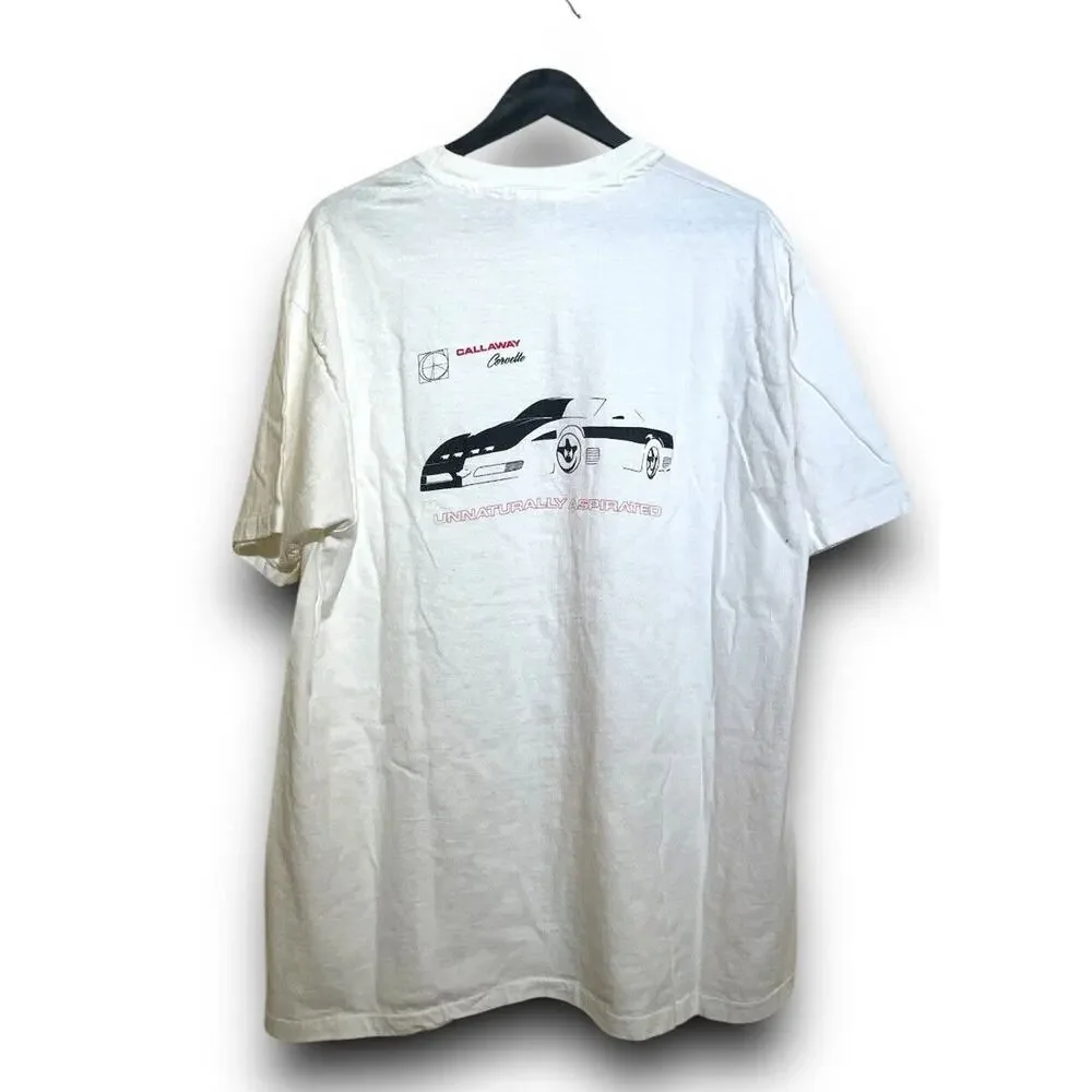Vintage 90’s Callaway Corvette Racing Car T Shirt Adult XXL Mens‎ Pit 22” L 29”